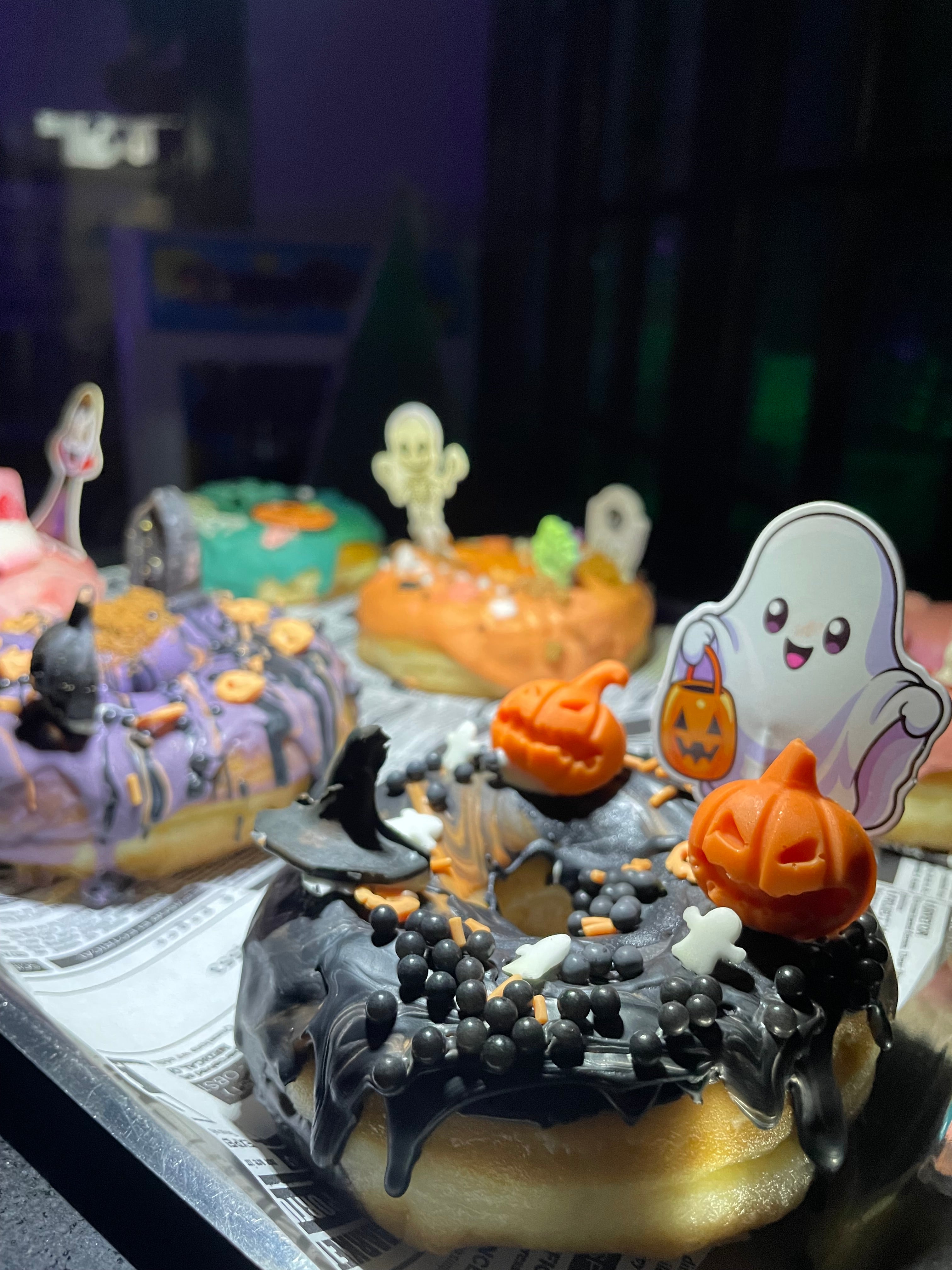Caja 4 donas halloween